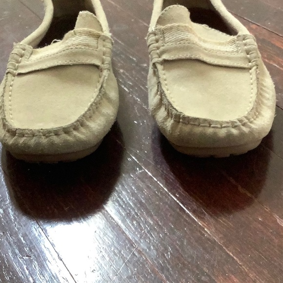 Zara kids cream nubuck suede slip on loafers, size 3.5 - Picture 6 of 6